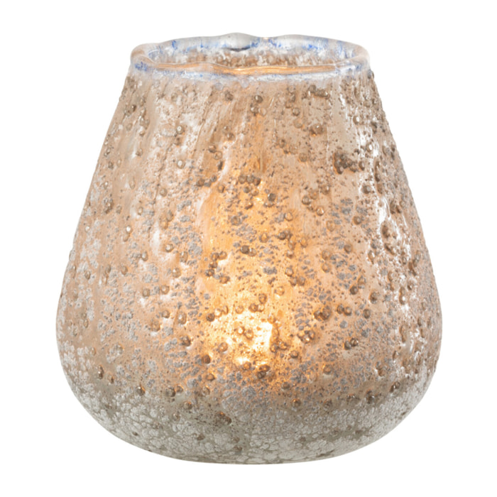 J-Line bougeoir - verre - gris - medium