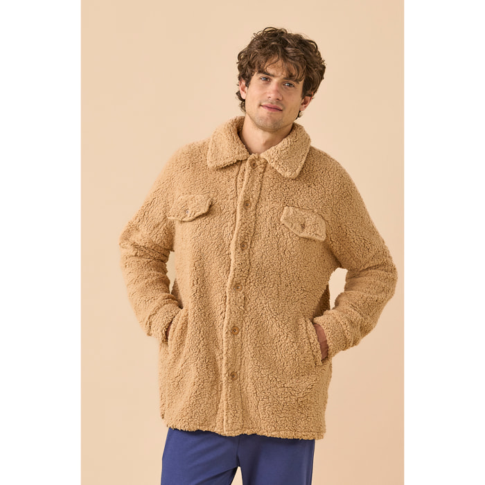 Giacca uomo eco-pelliccia articolo unito. Noidinotte