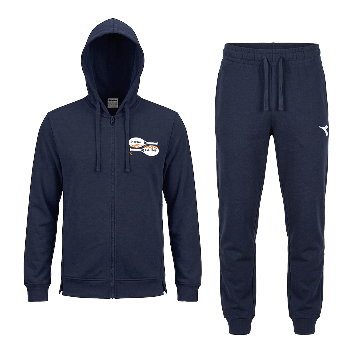 Tuta Uomo DIADORA Cotone Leggero Zip Cappuccio Art.102.182903