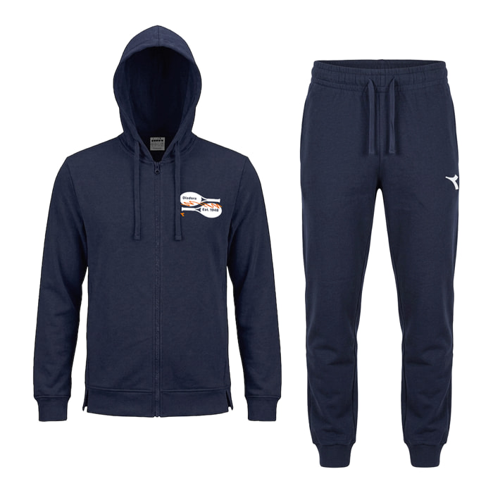 Tuta Uomo DIADORA Cotone Leggero Zip Cappuccio Art.102.182903