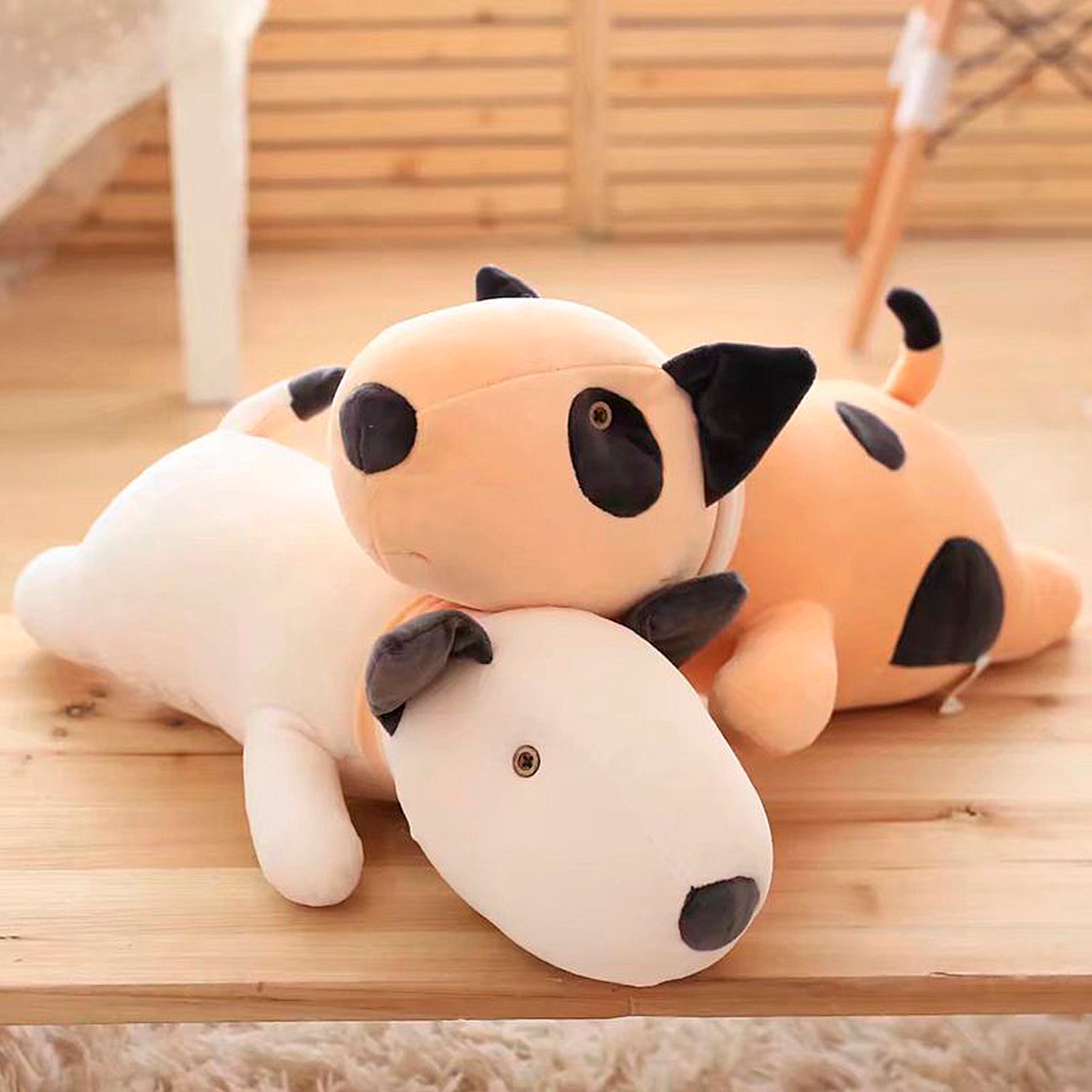DAM Almohada extrasuave diseño perrito. 99cm. 100x33x31 Cm. Color: Sandía
