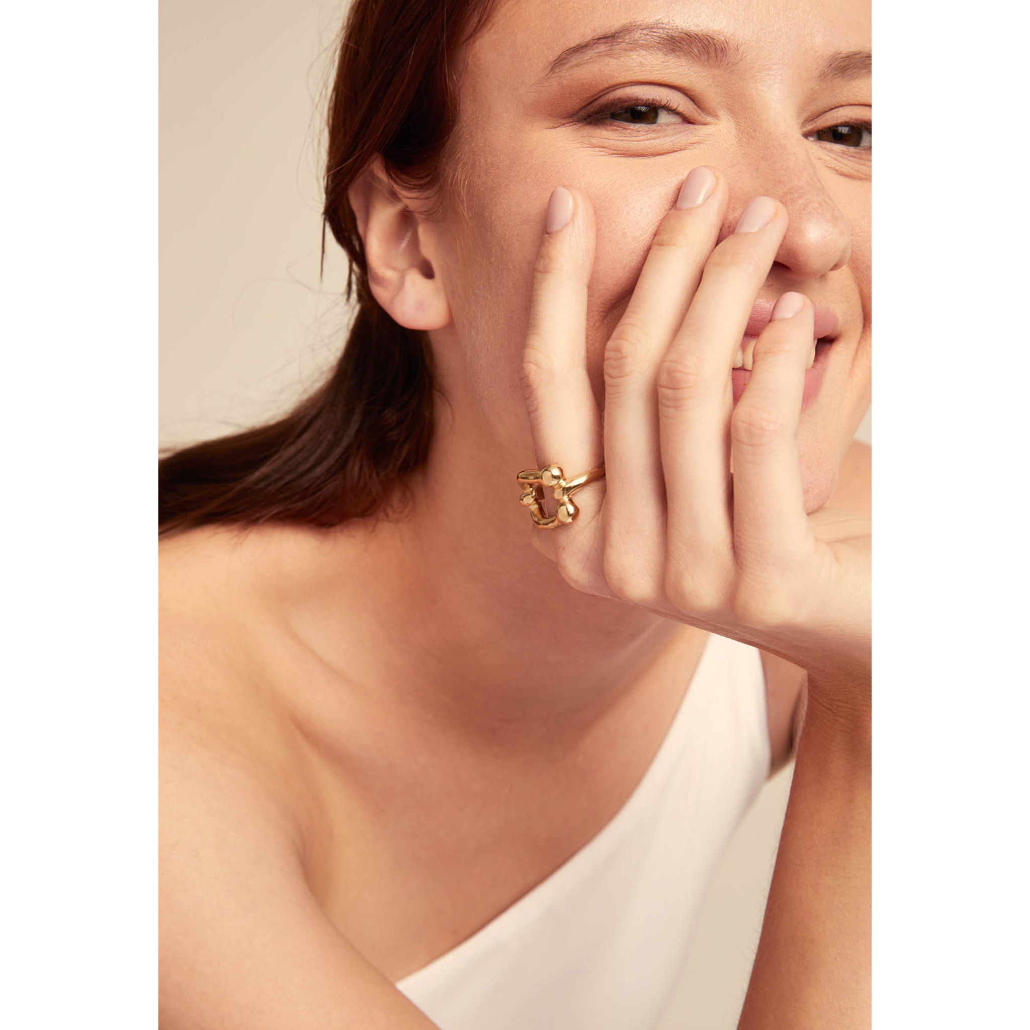 Anillo Serotonin DORADO 12