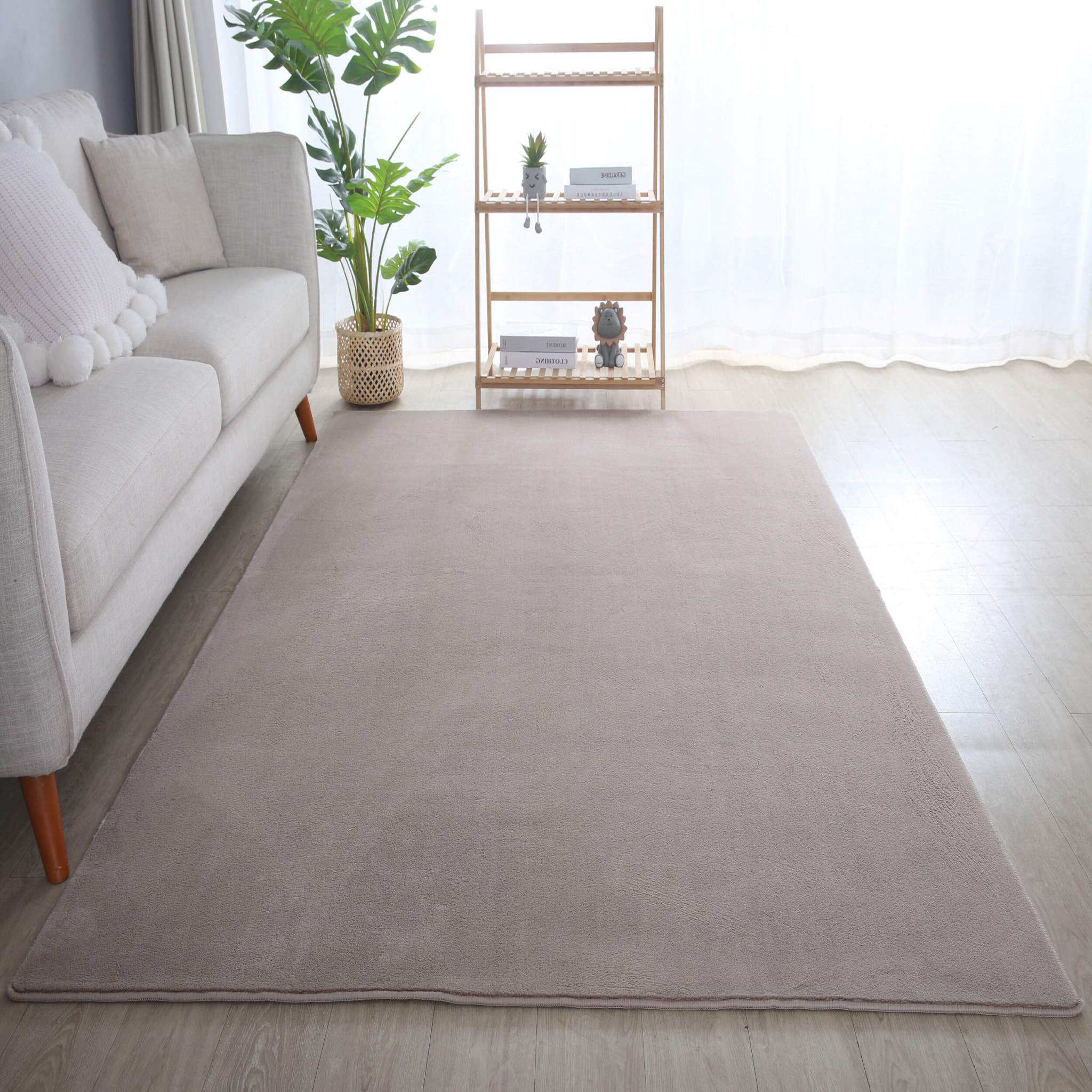 MOSCOU - Tapis uni Beige