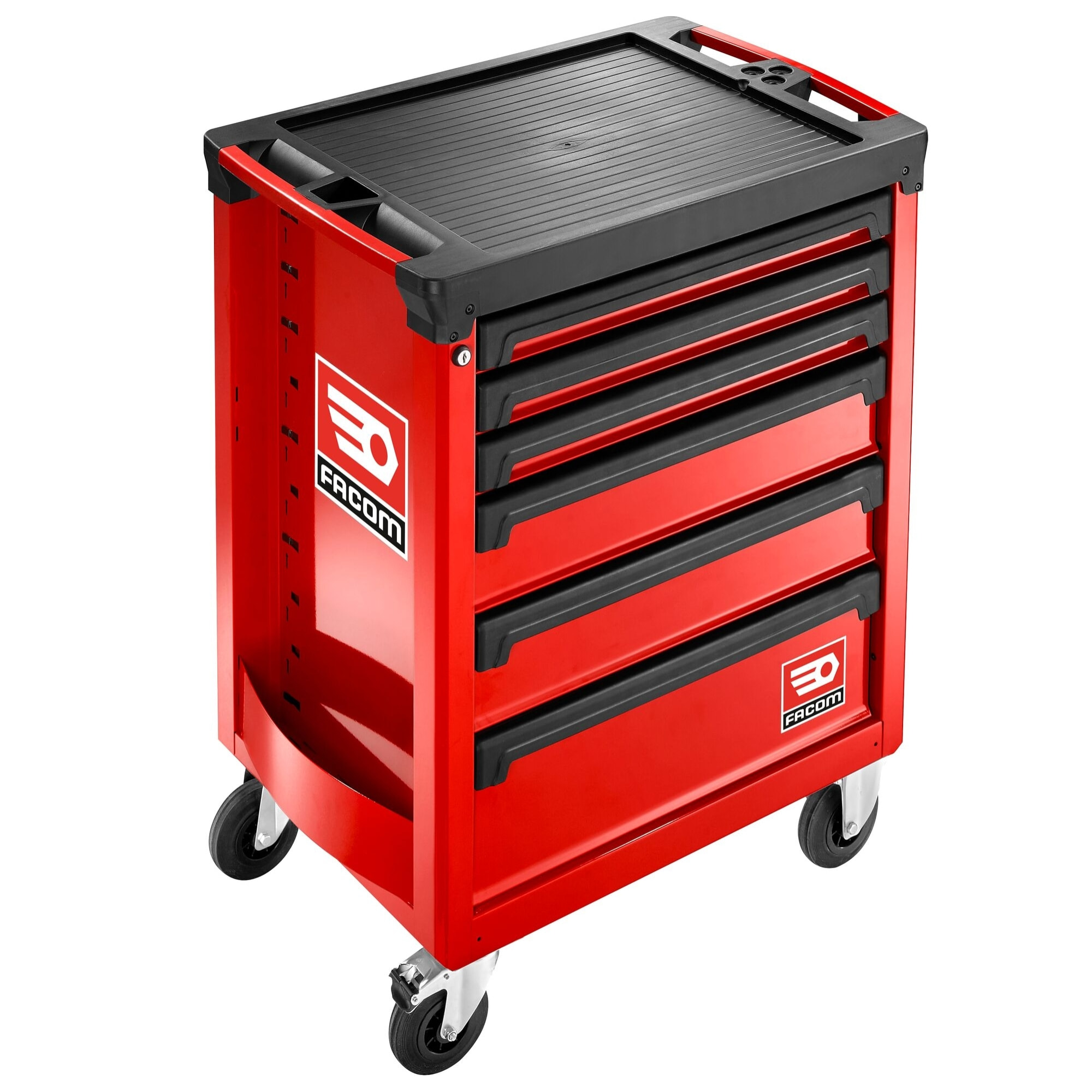 FACOM Servante d'atelier métal 6 Tiroirs Rouge ROLL.6M3APF