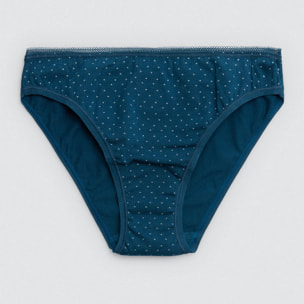 Confezione da 6 mini mutandine di cotone stampate