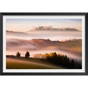 Affiche Automne serein et silence Affiche sous cadre noir