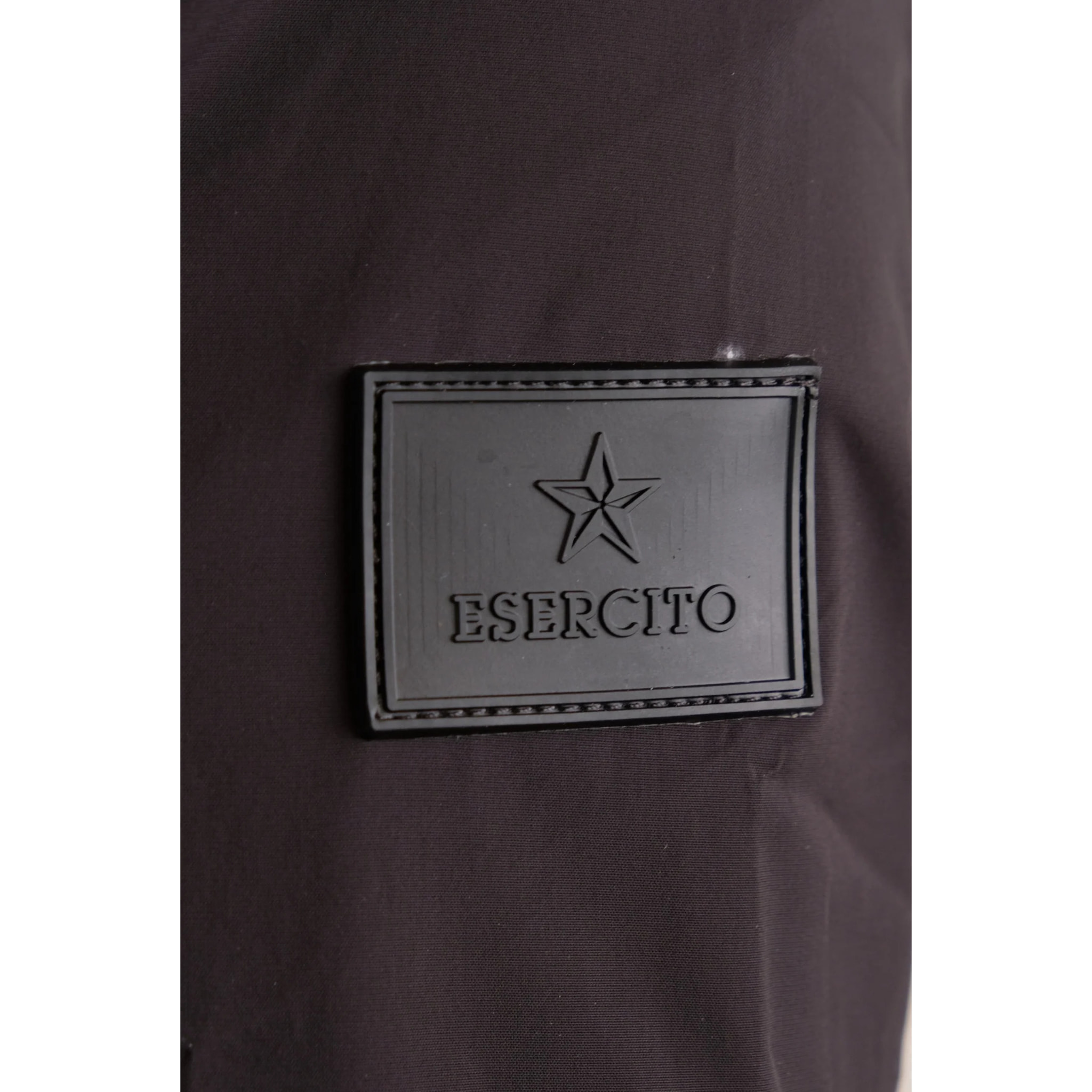 Giacca Esercito con zip nera uomo