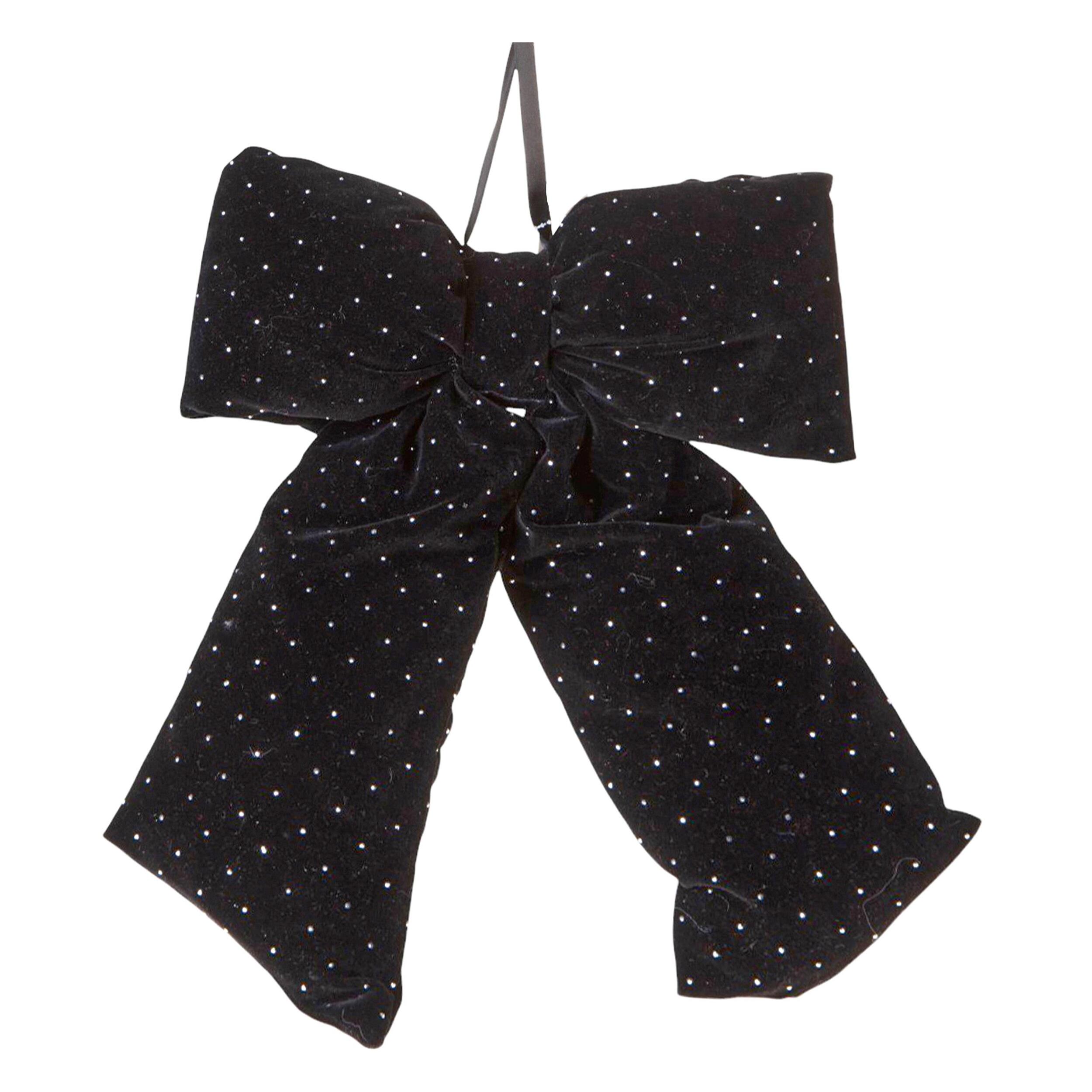Fiocco natale con diamanti - Pezzi 1 - NERO - Bianchi Dino SpA