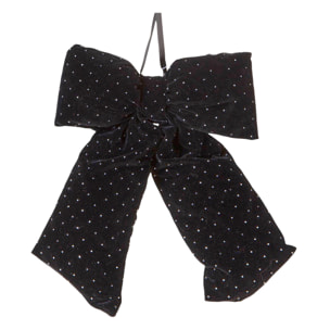 Fiocco natale con diamanti - Pezzi 1 - NERO - Bianchi Dino SpA