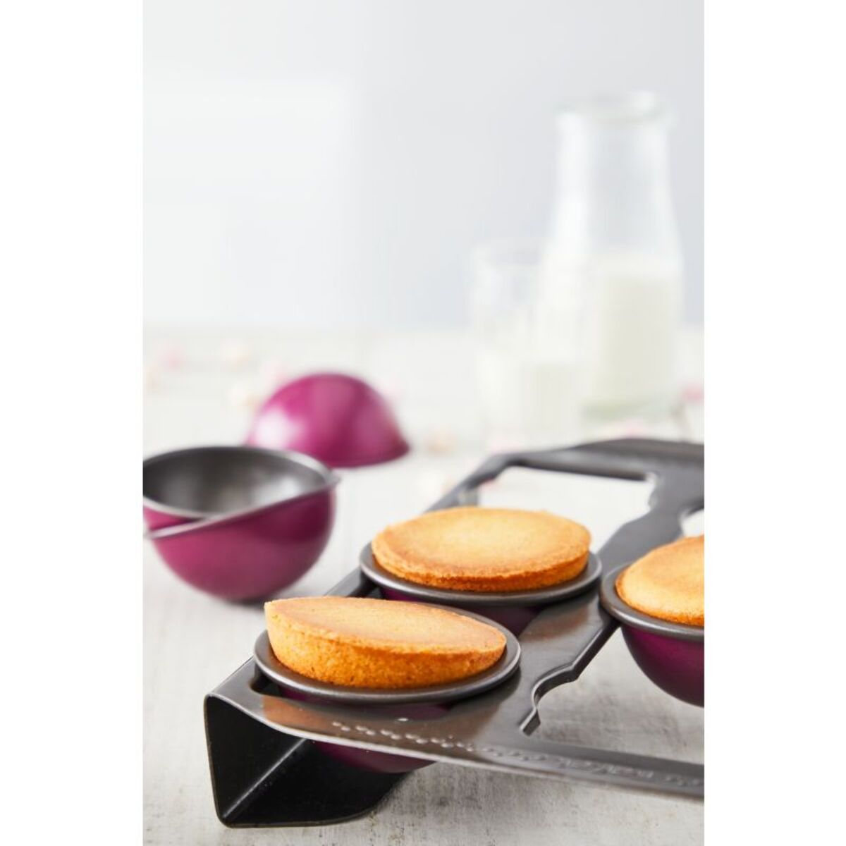 Moule à gâteau TEFAL Creabake trio domes 7.5 cm