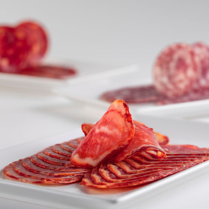 3 x Lomo Bellota Ibérico 50% Raza Ibérica Tranché à la Machine - 3x100 g - Espagne - César Nieto