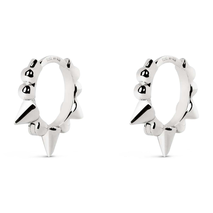 Orecchino Rolling Single in Argento