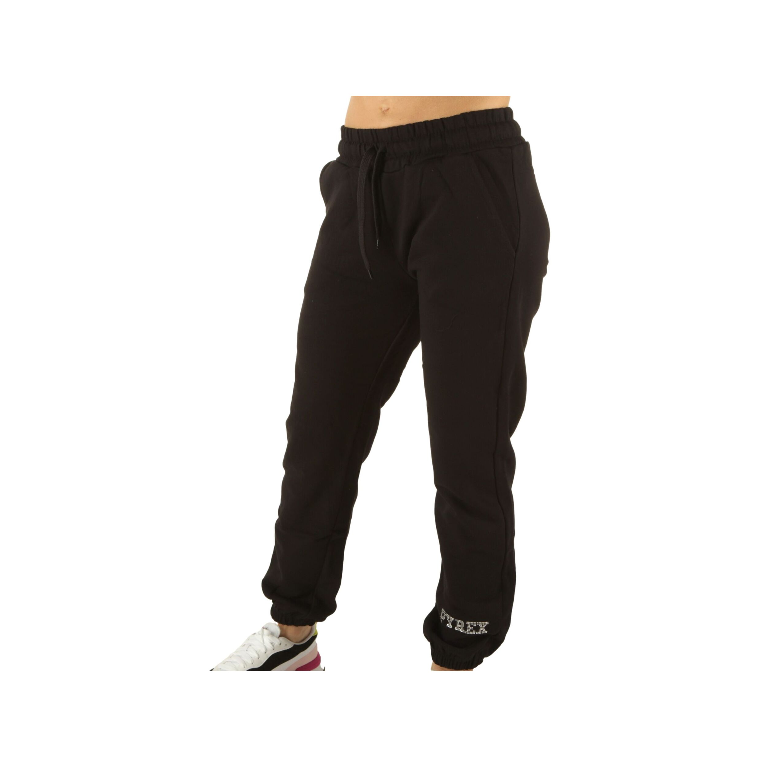 Pantaloni Pyrex Pantalone Donna In Felpa Nero Nero