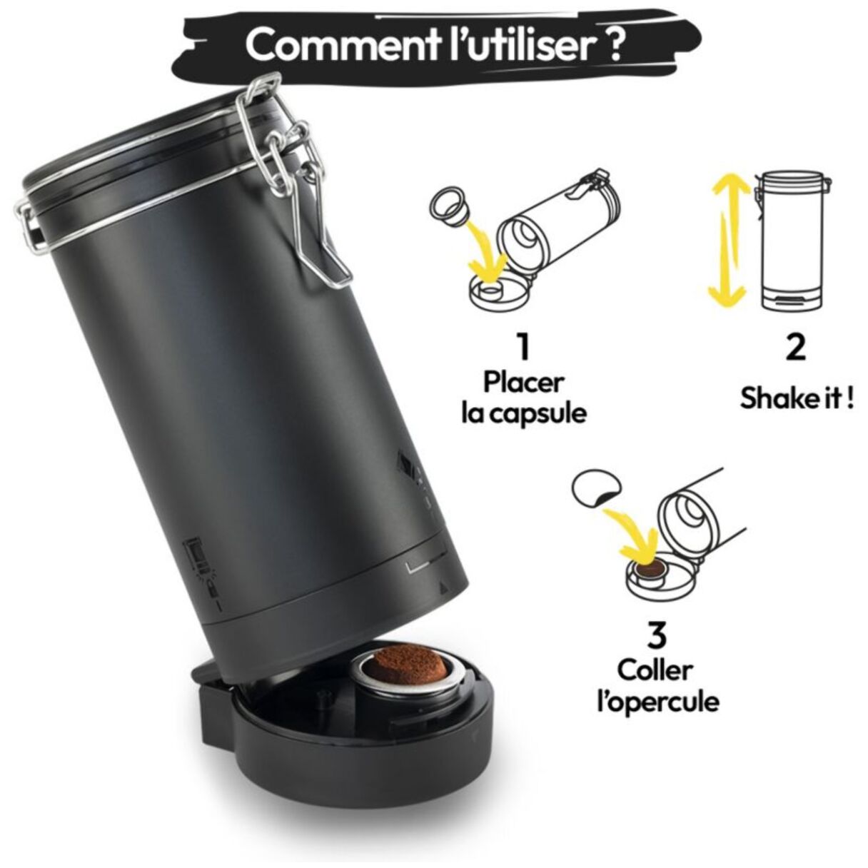 Capsule réutilisable CAPS ME le coffret noir