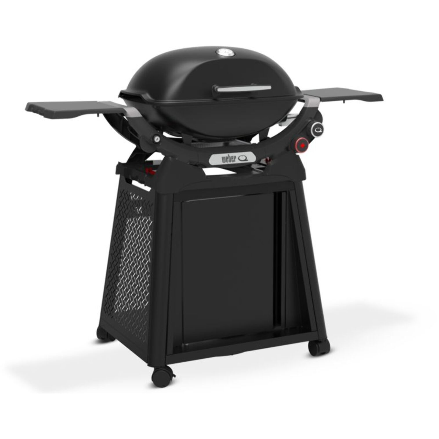 Barbecue gaz WEBER Q 2800N black, sur chariot, 2 brûleurs, surface de cuisson 51x41 cm