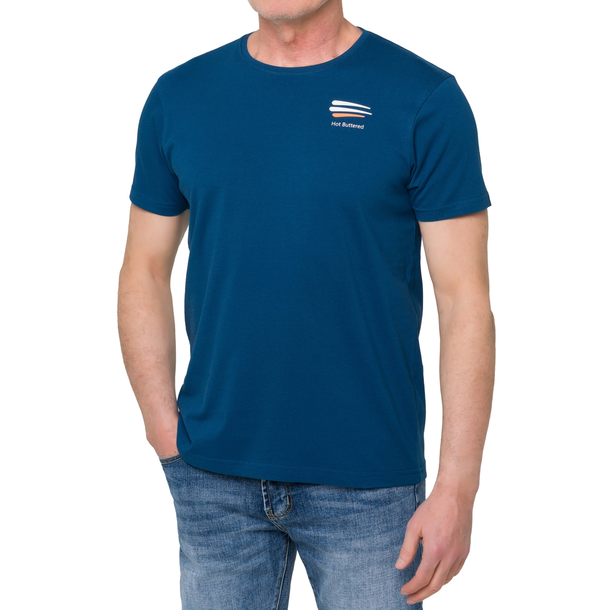 T-shirt OCEANIK 100% cotone blu chiaro