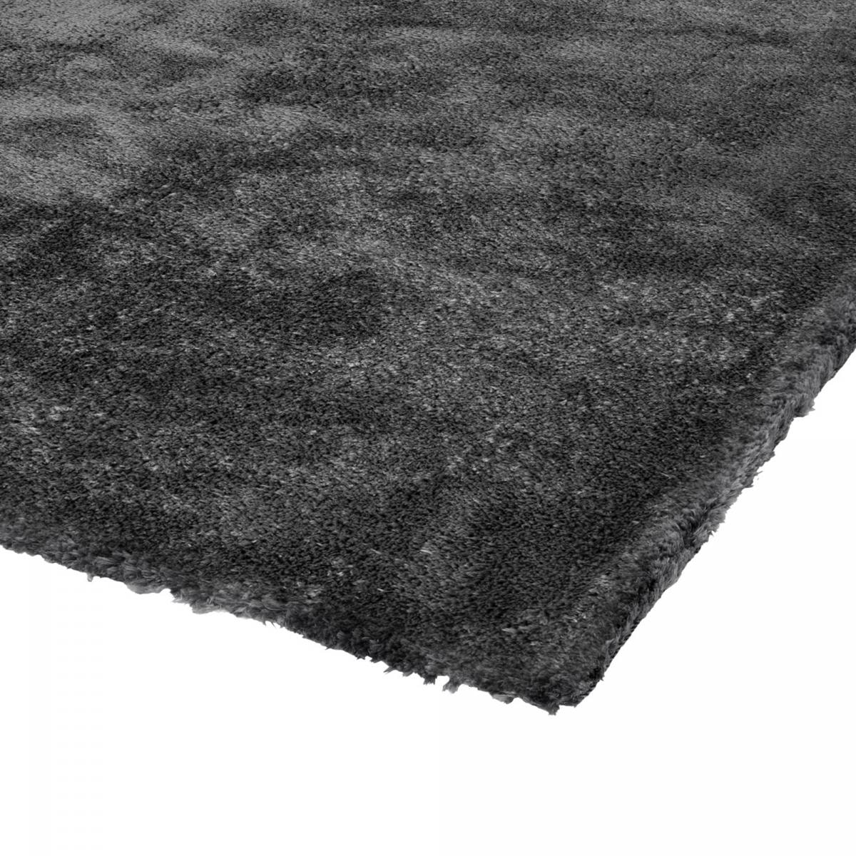 Tapis longs poils shaggy tufté motif uni VEPO