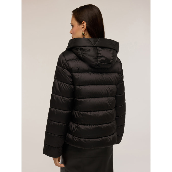 Motivi - Piumino in nylon lucido - Nero