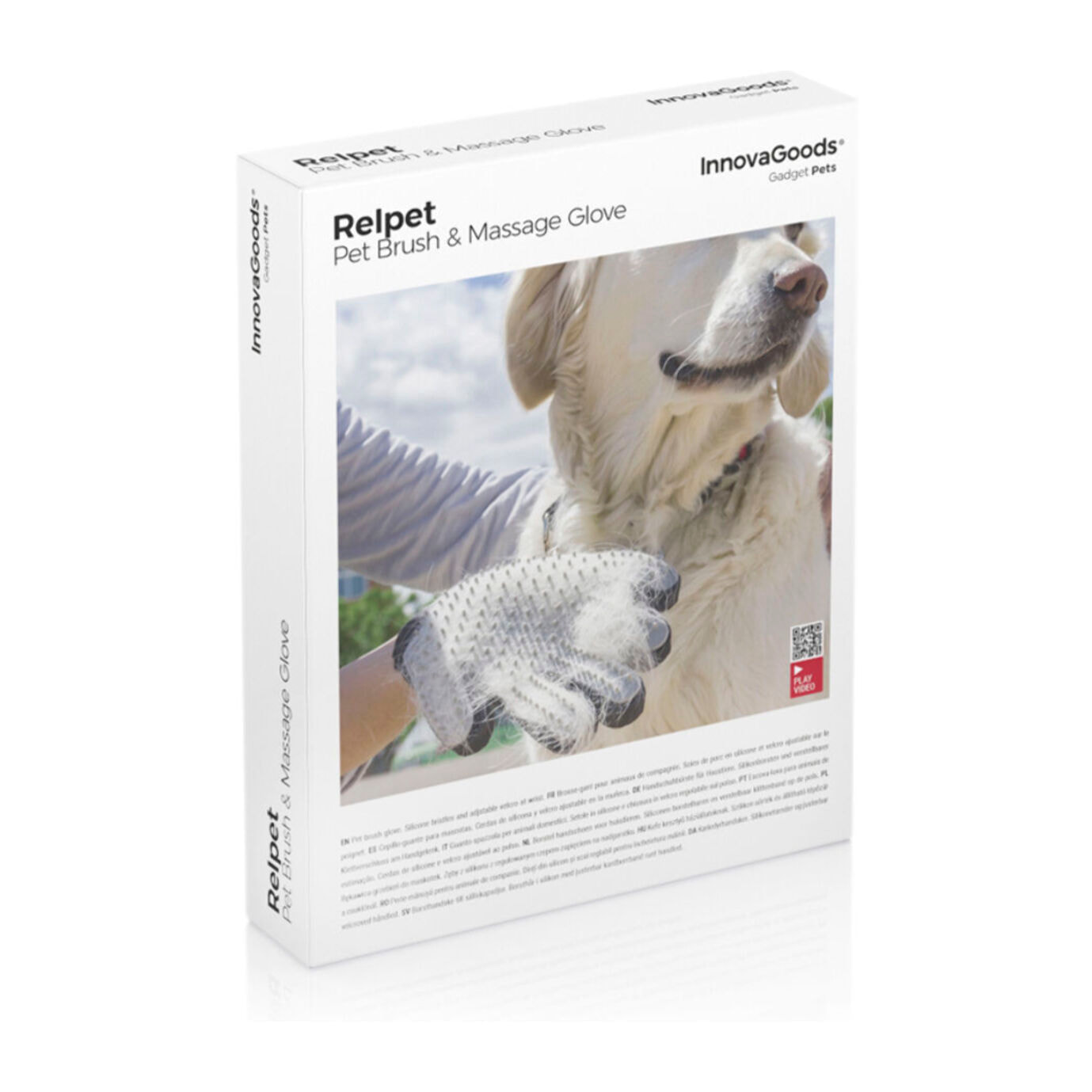 Gant pour Brosser et Masser les Animaux Domestiques Relpet InnovaGoods