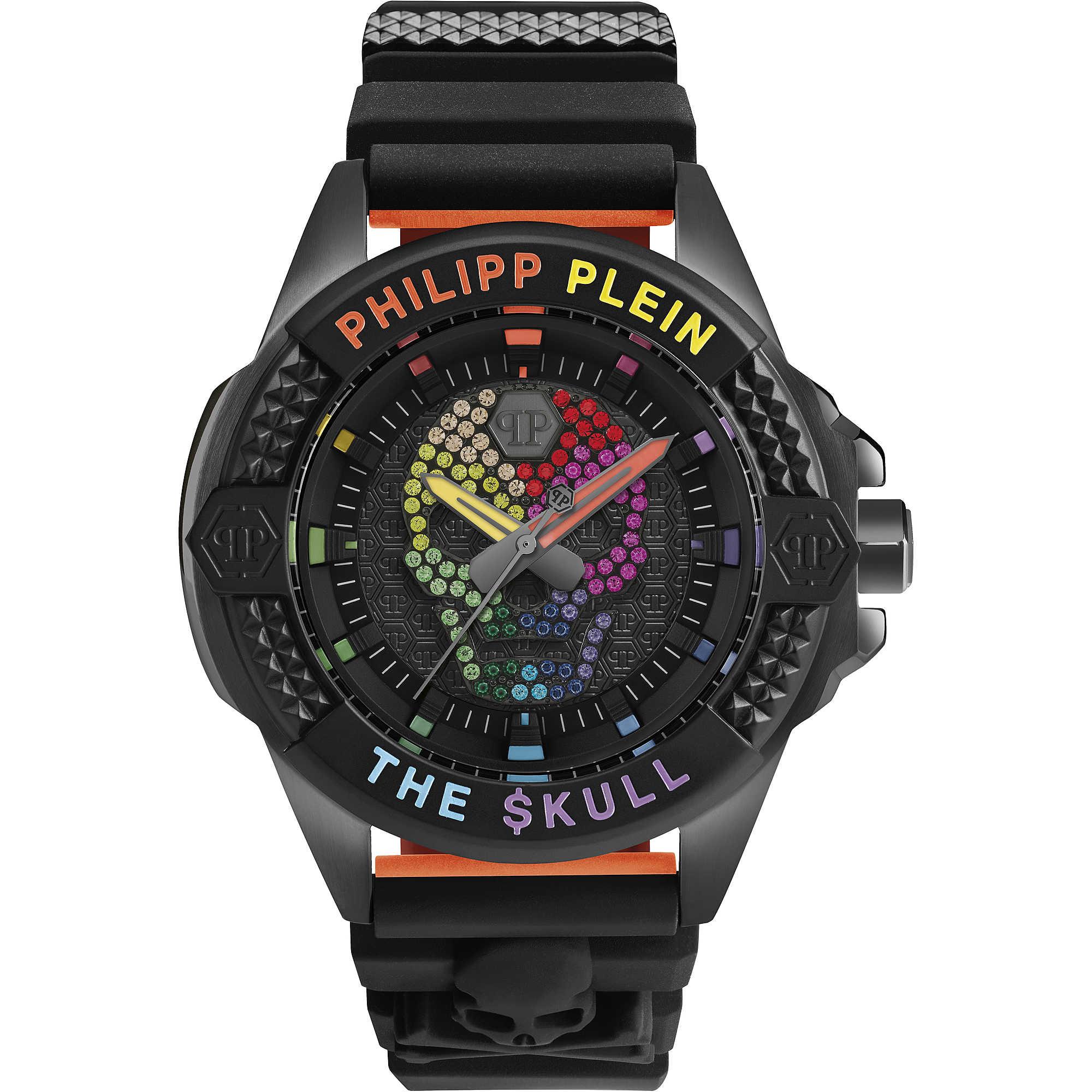 Orologio Philipp Plein THE SKULL Silicone Nero