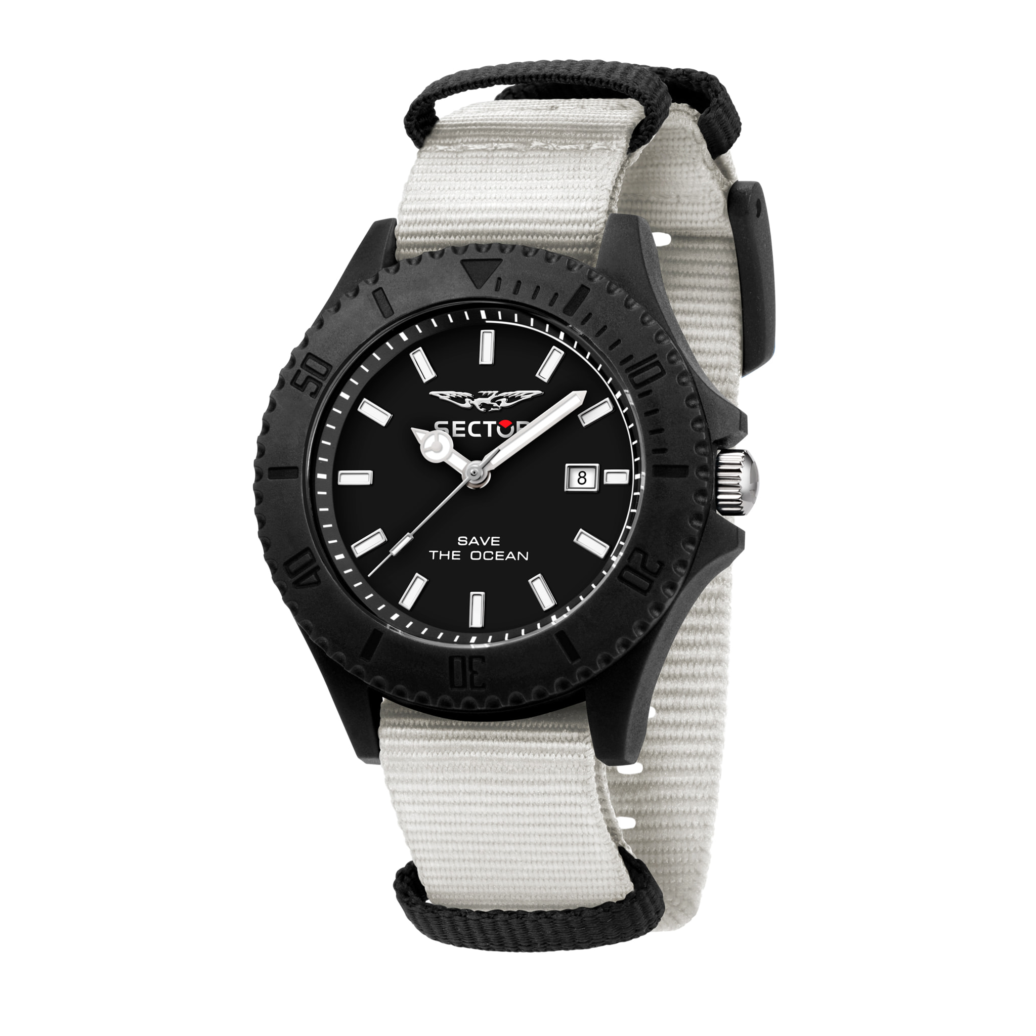 Reloj Sector R3251539003 Hombre Analogico Cuarzo con Correa de Recycle pet