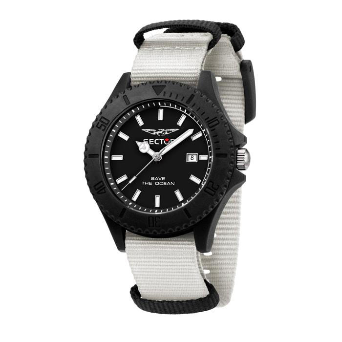 Reloj Sector R3251539003 Hombre Analogico Cuarzo con Correa de Recycle pet