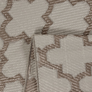 Scoobi - tapis d'exterieur anthracite motif éthnique