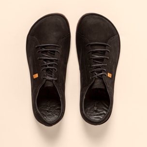 Zapatos N5671 NOBUCK LAVADO BLACK/ BARE color Black