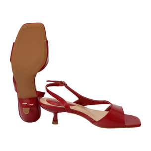 Sandali cinturino regolabile - tacco 6,0 cm