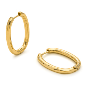 Pendientes acabado oro 18K
