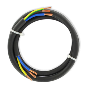 Câble électrique pour appareil électroménager type four ou plaque de cuisson 3G6 mm² Fackelmann