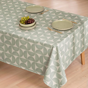 Nappe anti-taches HENRY VERT - en 100 % coton
