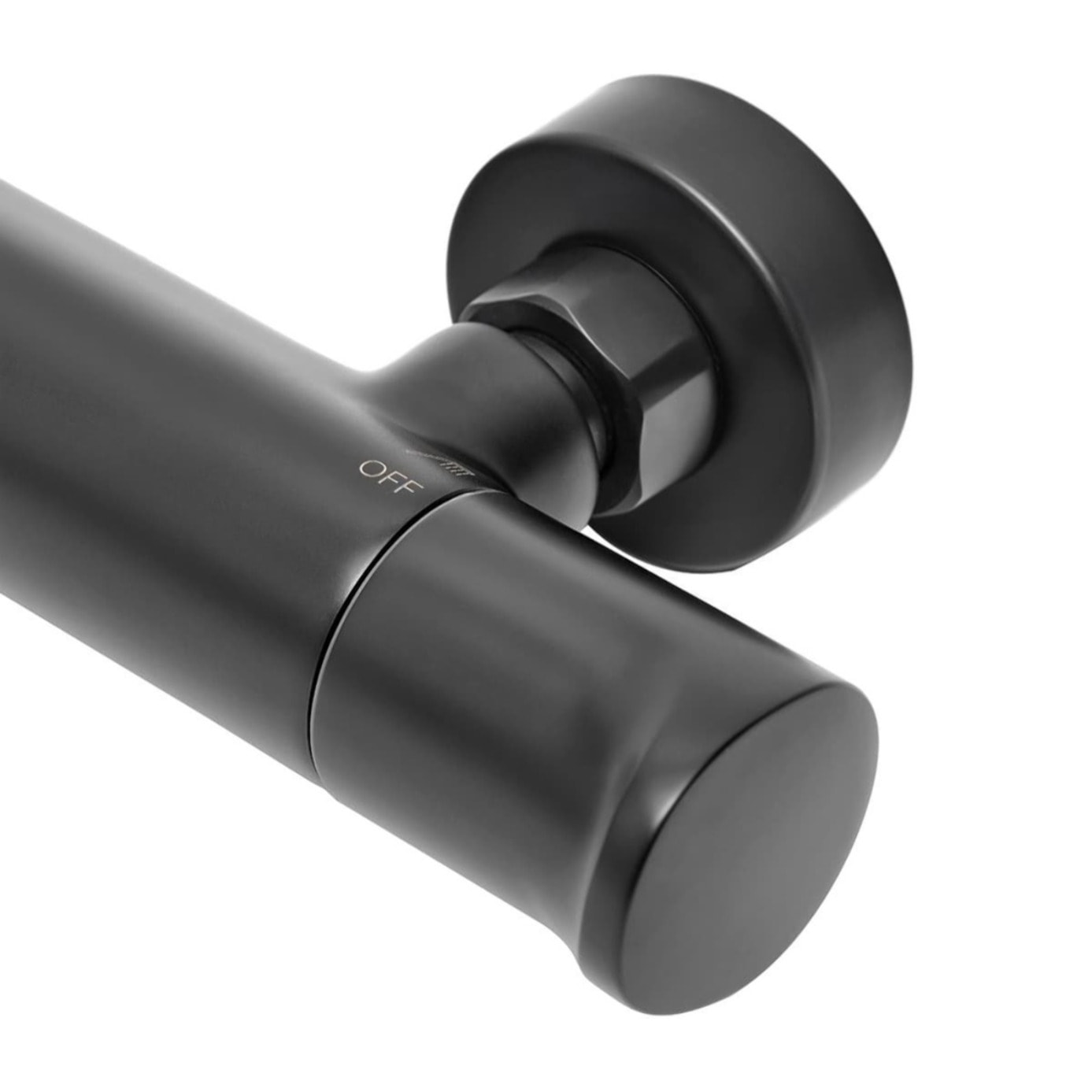 Mitigeur de douche Swiss Aqua Technologies Dark sans kit de douche 150 mm noir SATBSDA268C