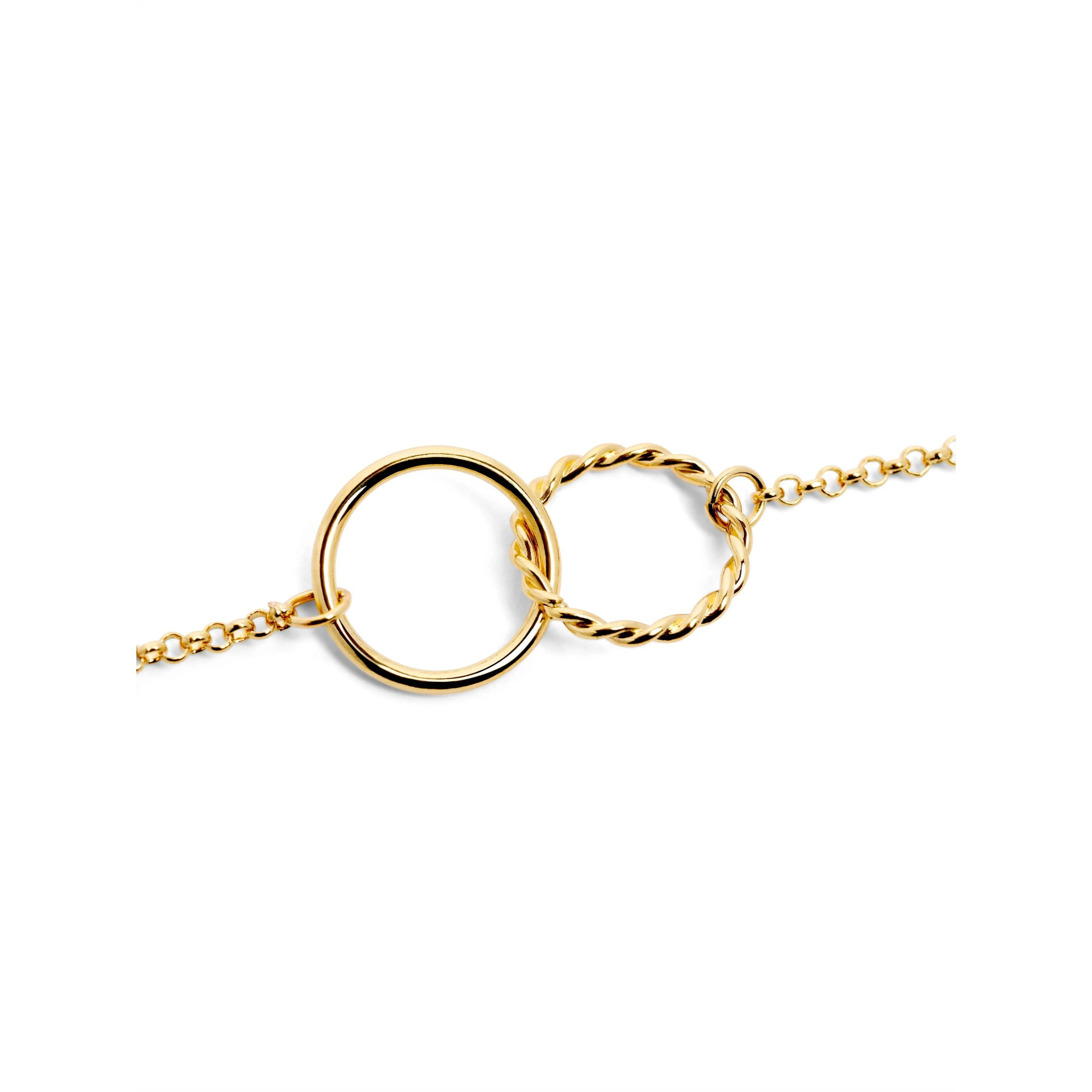 Bracciali Circles Twist Placcato Oro