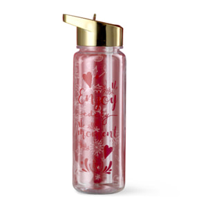 Borraccia con cannuccia