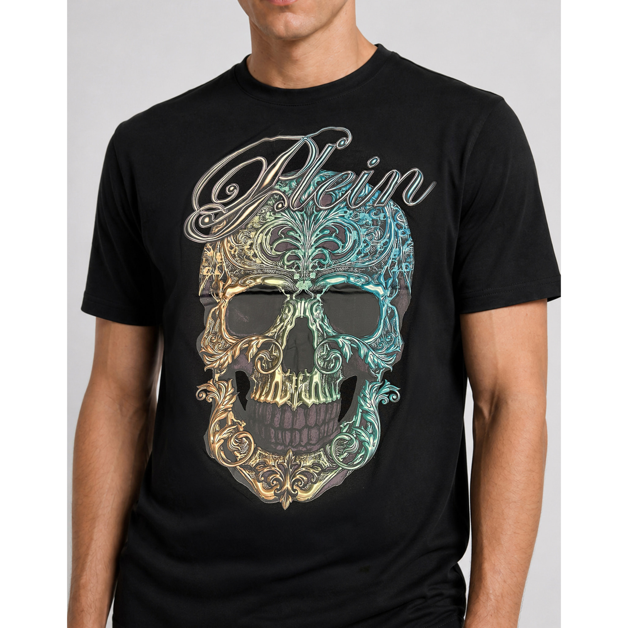 PHILIPP PLEIN T-shirt girocollo a maniche corte SKULL