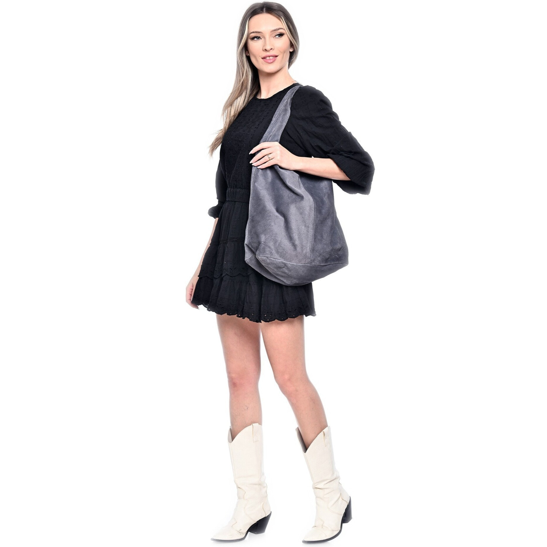 Shopper Anna Luchini Grigio