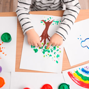 PITTURA PER DITA 120 ml 6 COLORI