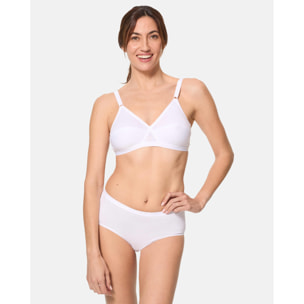 Sujetador sin aros cruzado mágico