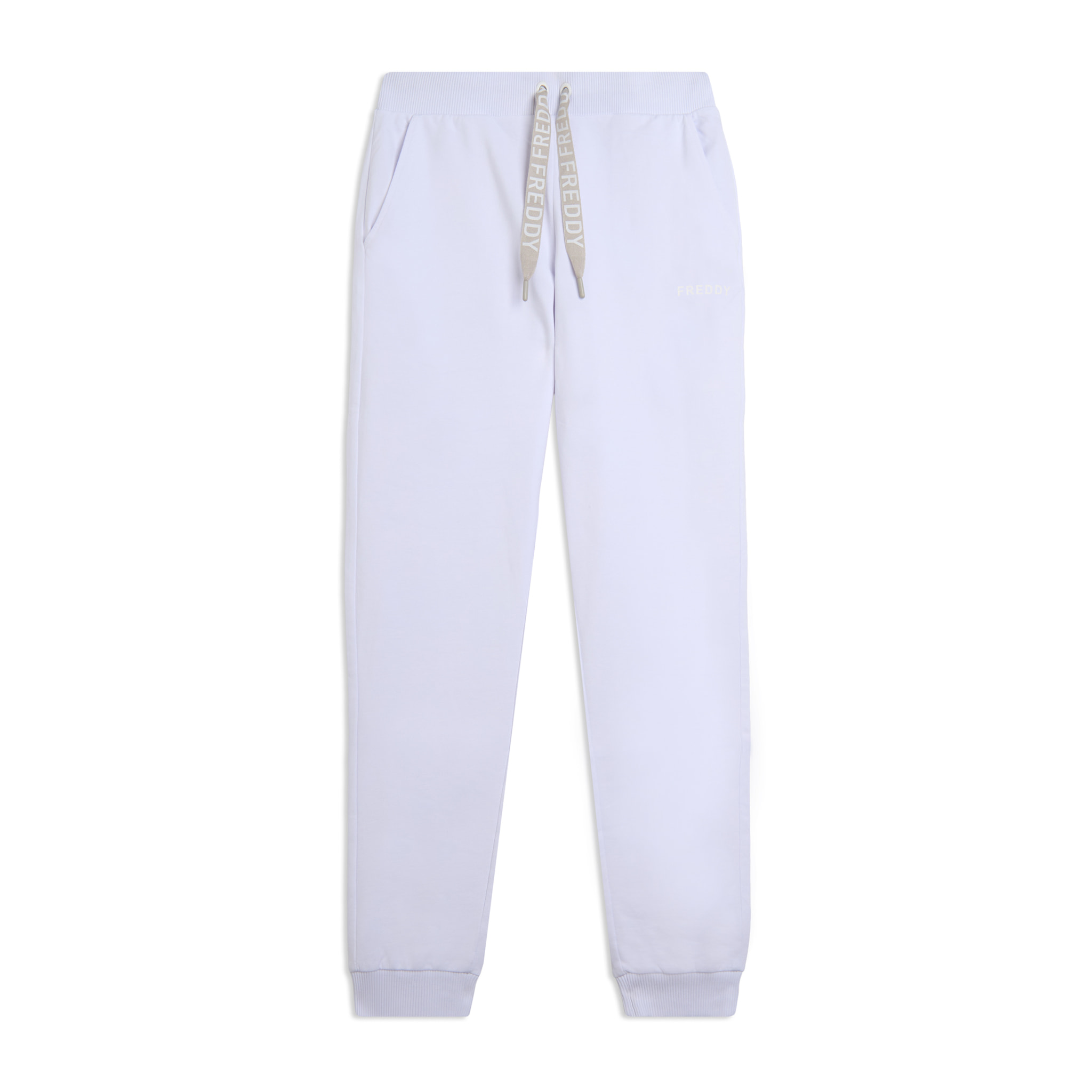 Pantaloni con Polsini in Costina e Logo FREDDY su coulisse