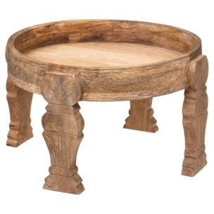 Table d'appoint "Gypsy" manguier D51cm