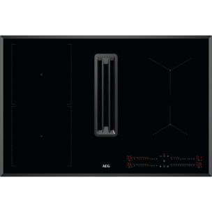AEG Placa de inducción con campana extractora de 80 cm CCE84543FB | Reacondicionado