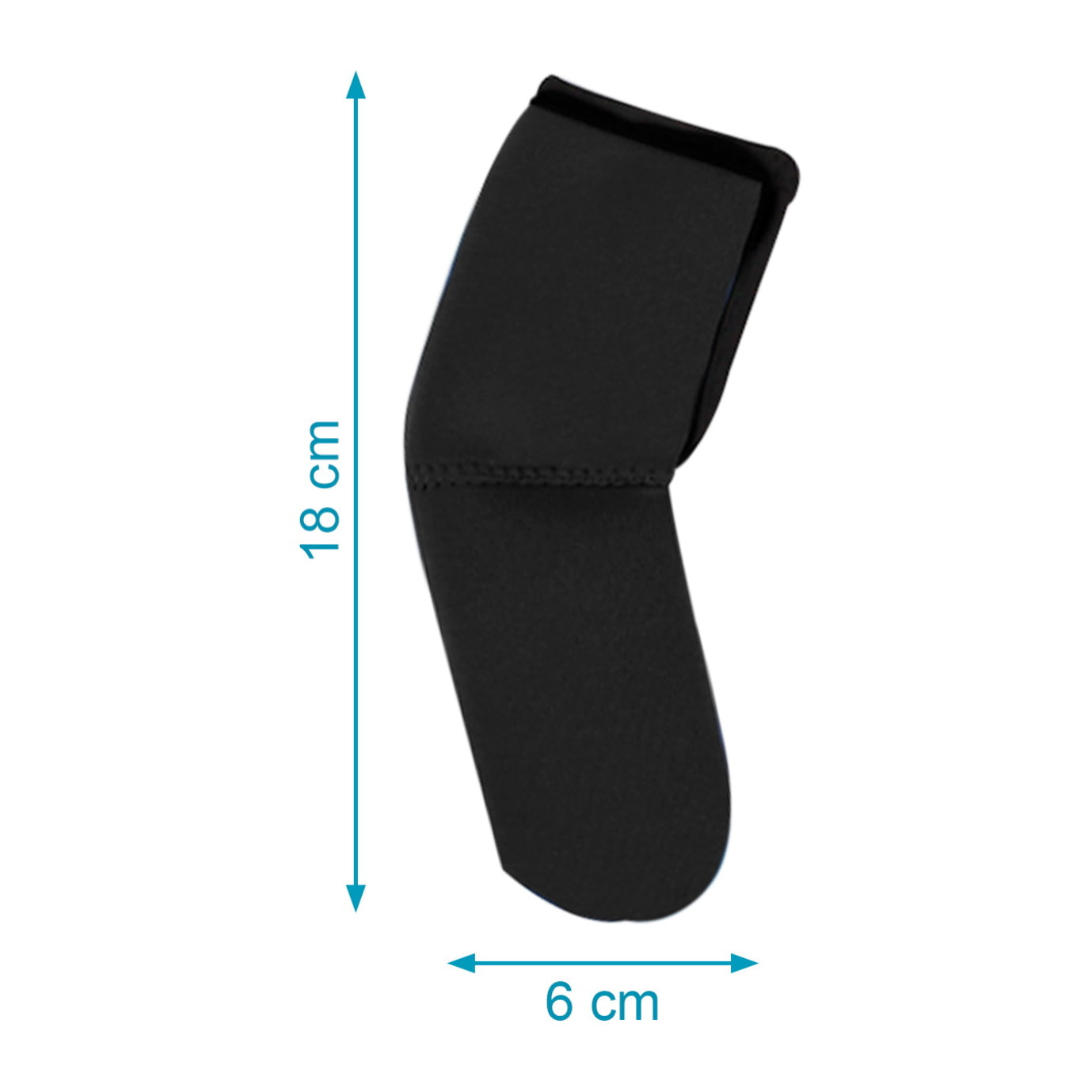 PROTECTOR PARA MANILLAR DE SILLETA EN NEOPRENO NEGRO