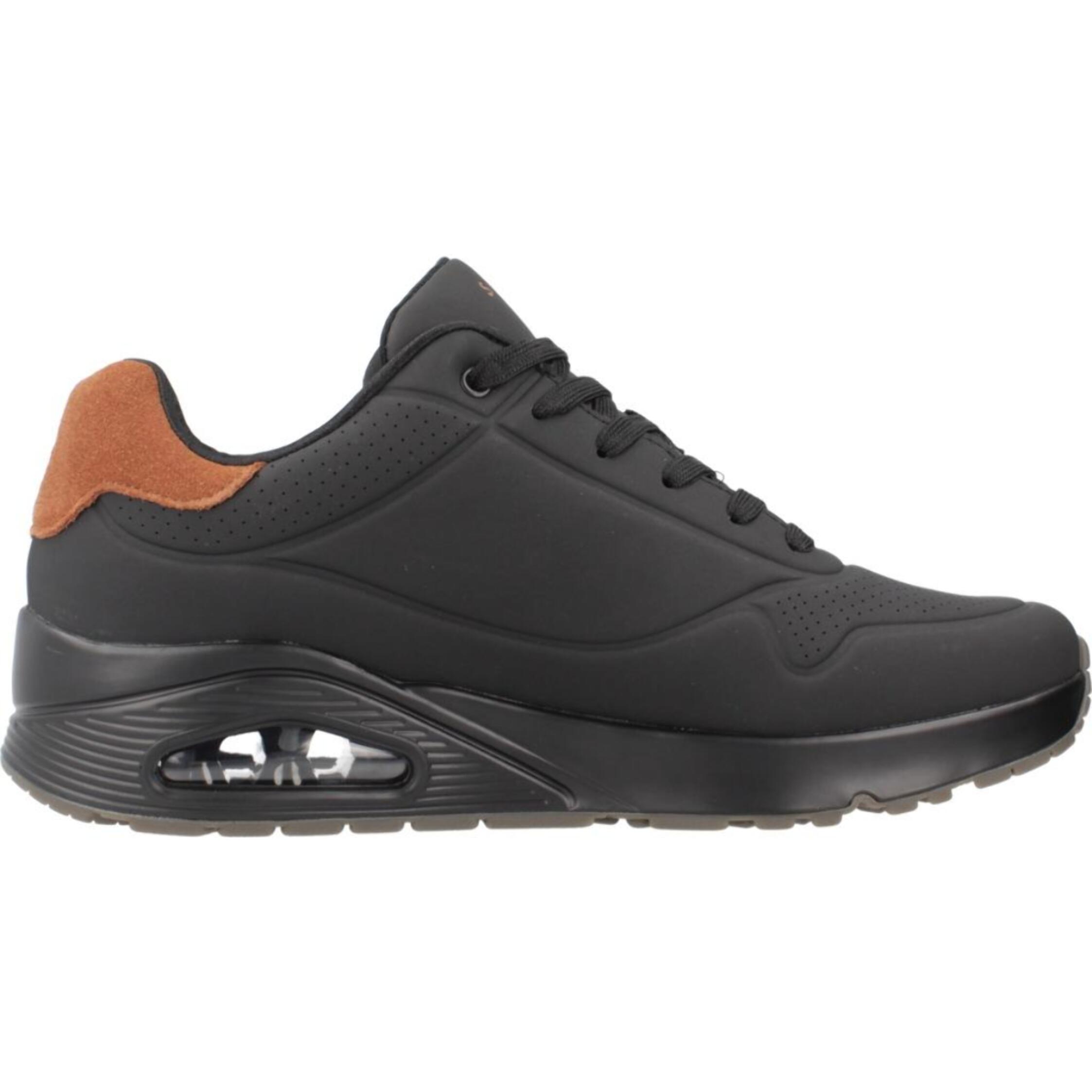 Sneakers De  Hombre Uno - Suited On Air Negro