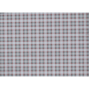 Copripiumino Sacco Per Piumino in 100% Cotone Orsetto Tartan Grigio