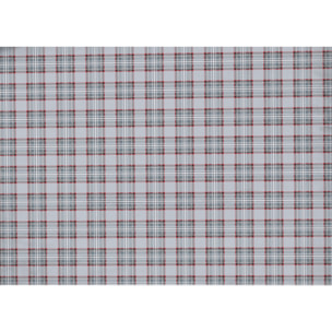 Copripiumino Sacco Per Piumino in 100% Cotone Orsetto Tartan Grigio