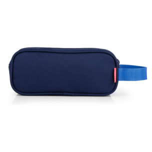 Estuche triple Gabol SKULL azul y resistente al agua