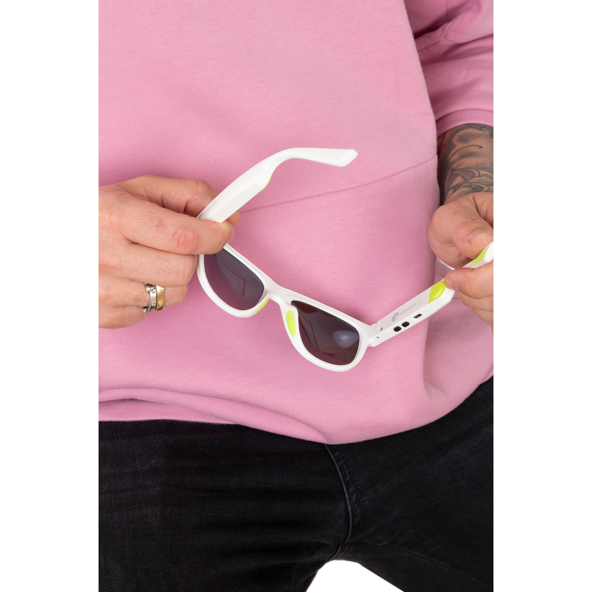 NEW MAGNUSEN G1 AUDIO SUNGLASSES en color Blanco