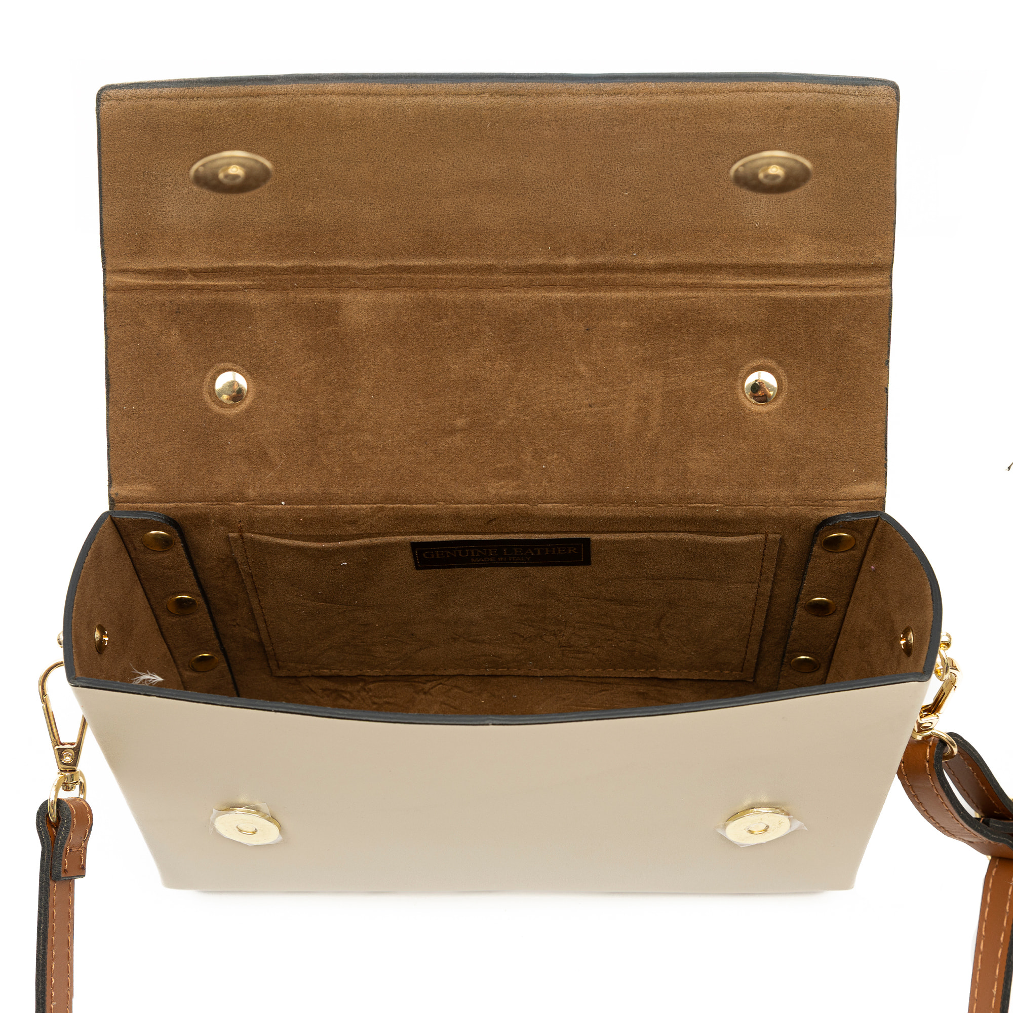 Bellante Bolso bandolera Mujer.Piel auténtica Ruga