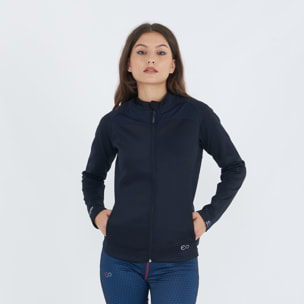 Giacca da running con zip DALAYA blu